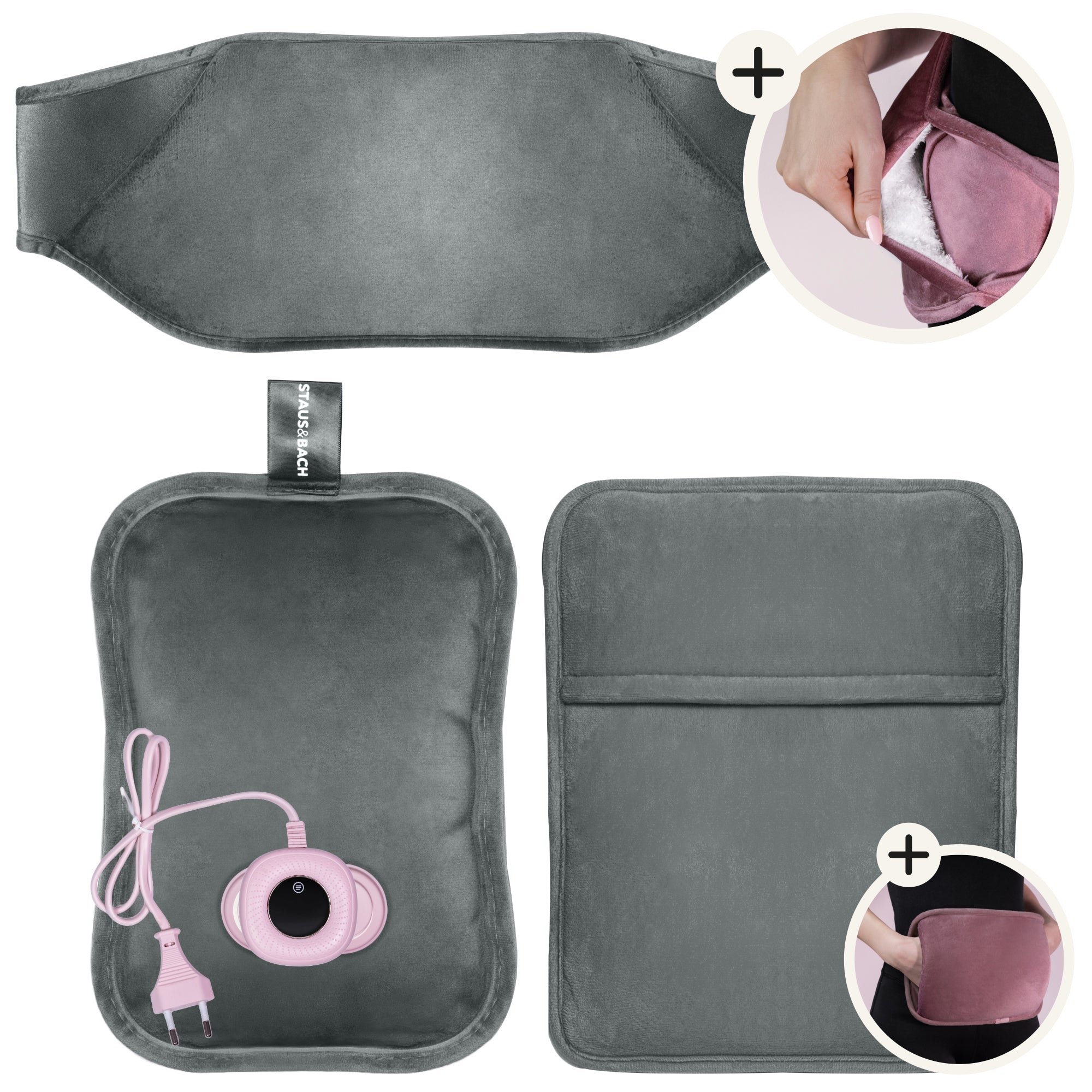 Elektrische Kruik Bellune - Langdurige Warmte met Hoes