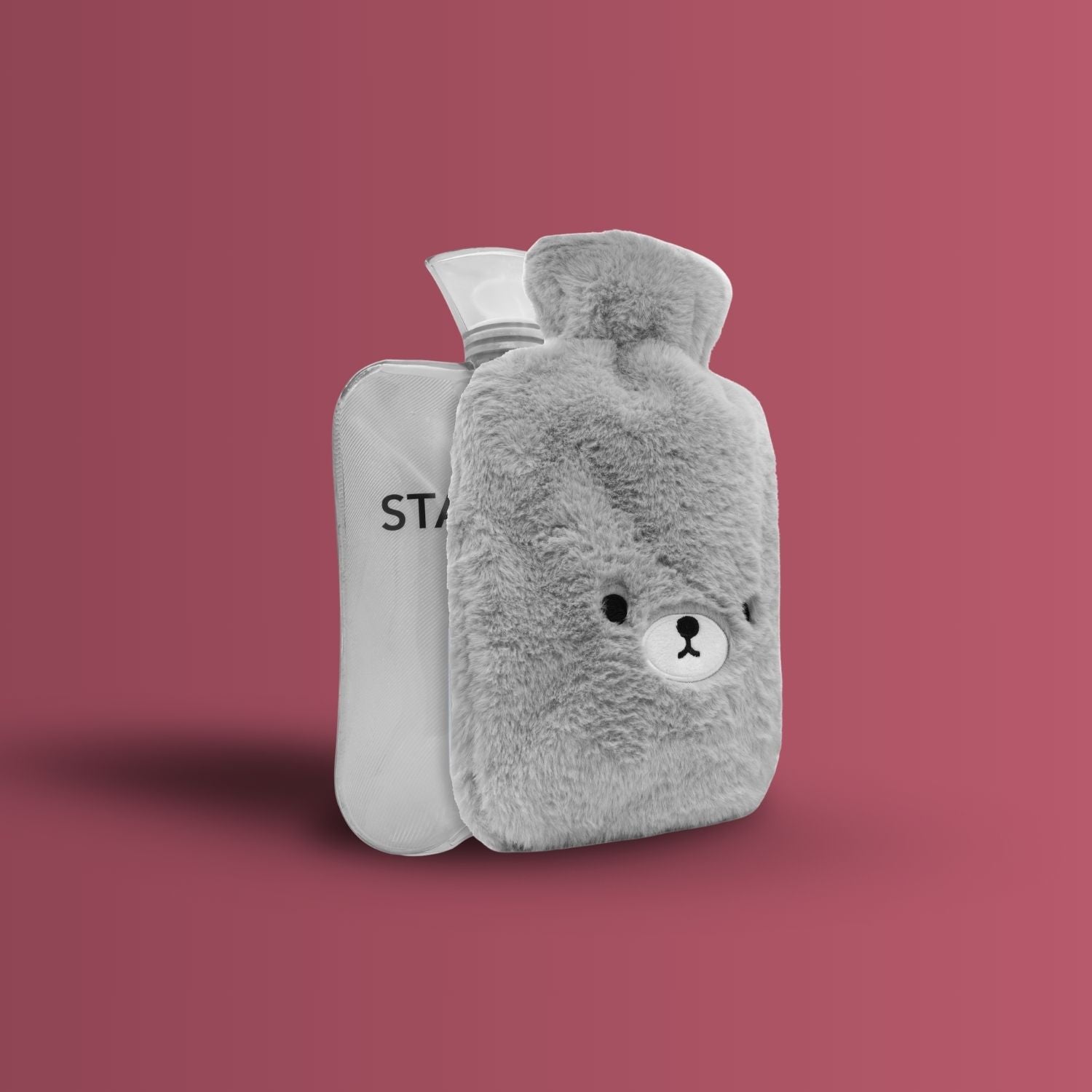 Warmwaterkruik FuzzyBear - Kruik met Zachte Hoes