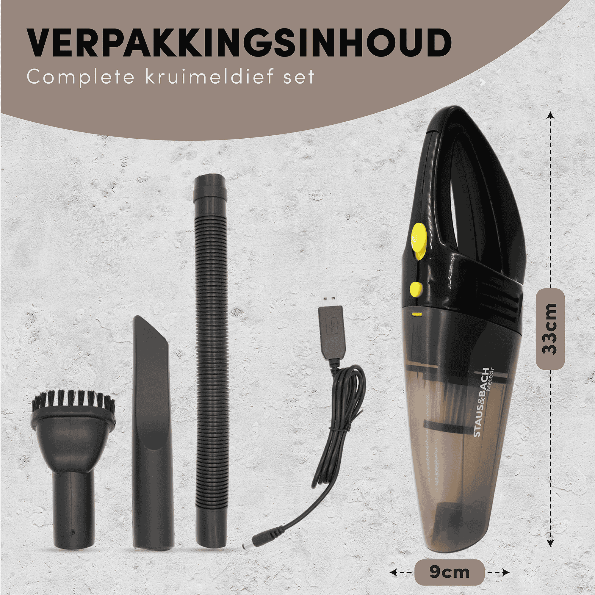 Kruimeldief Meteor - Compact & Krachtig