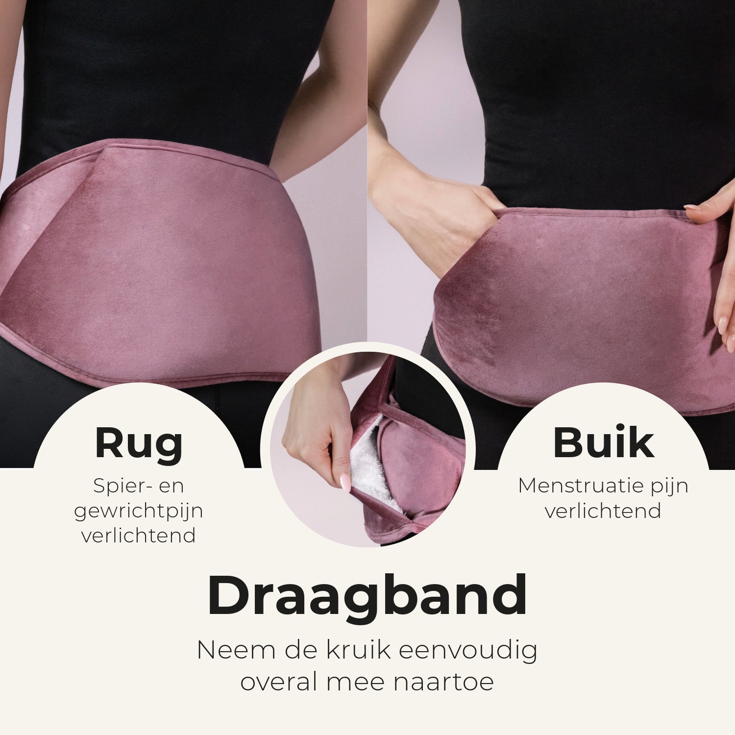 Elektrische Kruik Bellune - Langdurige Warmte met Hoes