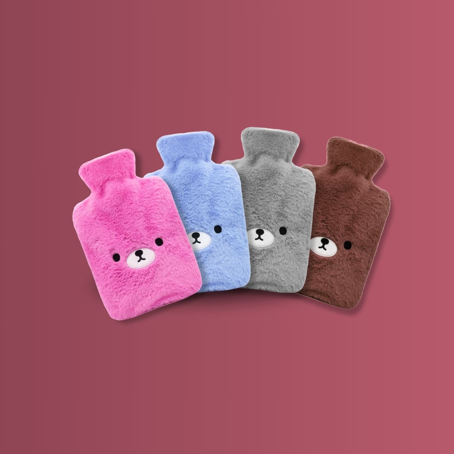 Warmwaterkruik FuzzyBear - Kruik met Zachte Hoes