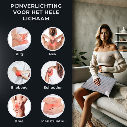 Elektrisch Warmtekussen HeatMat - Snelle Warmte met Timer