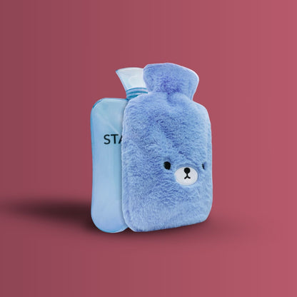 Warmwaterkruik FuzzyBear - Kruik met Zachte Hoes