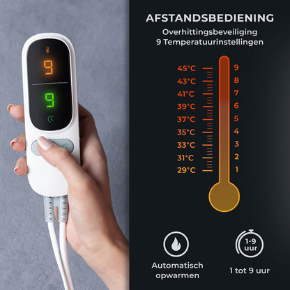 Elektrisch Deken POWERNAP - Warmtedeken met Timer en Warmtestanden