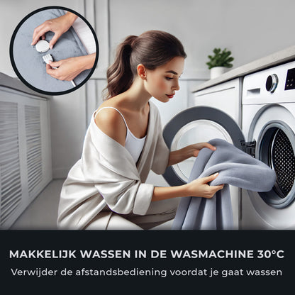 Elektrisch Deken POWERNAP - Warmtedeken met Timer en Warmtestanden