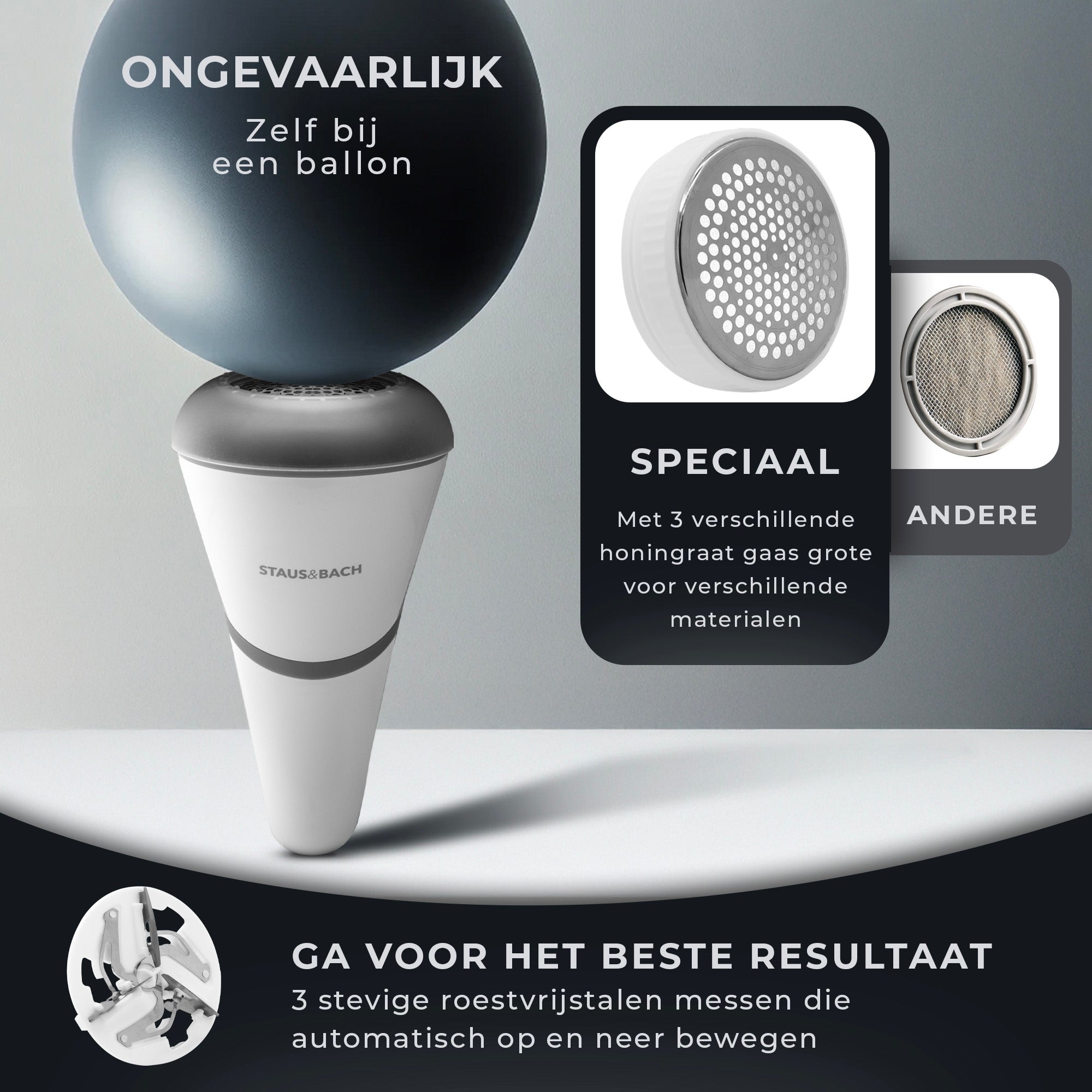 Elektrische Pluizenverwijderaar Lint Pro - USB-C Oplaadbaar