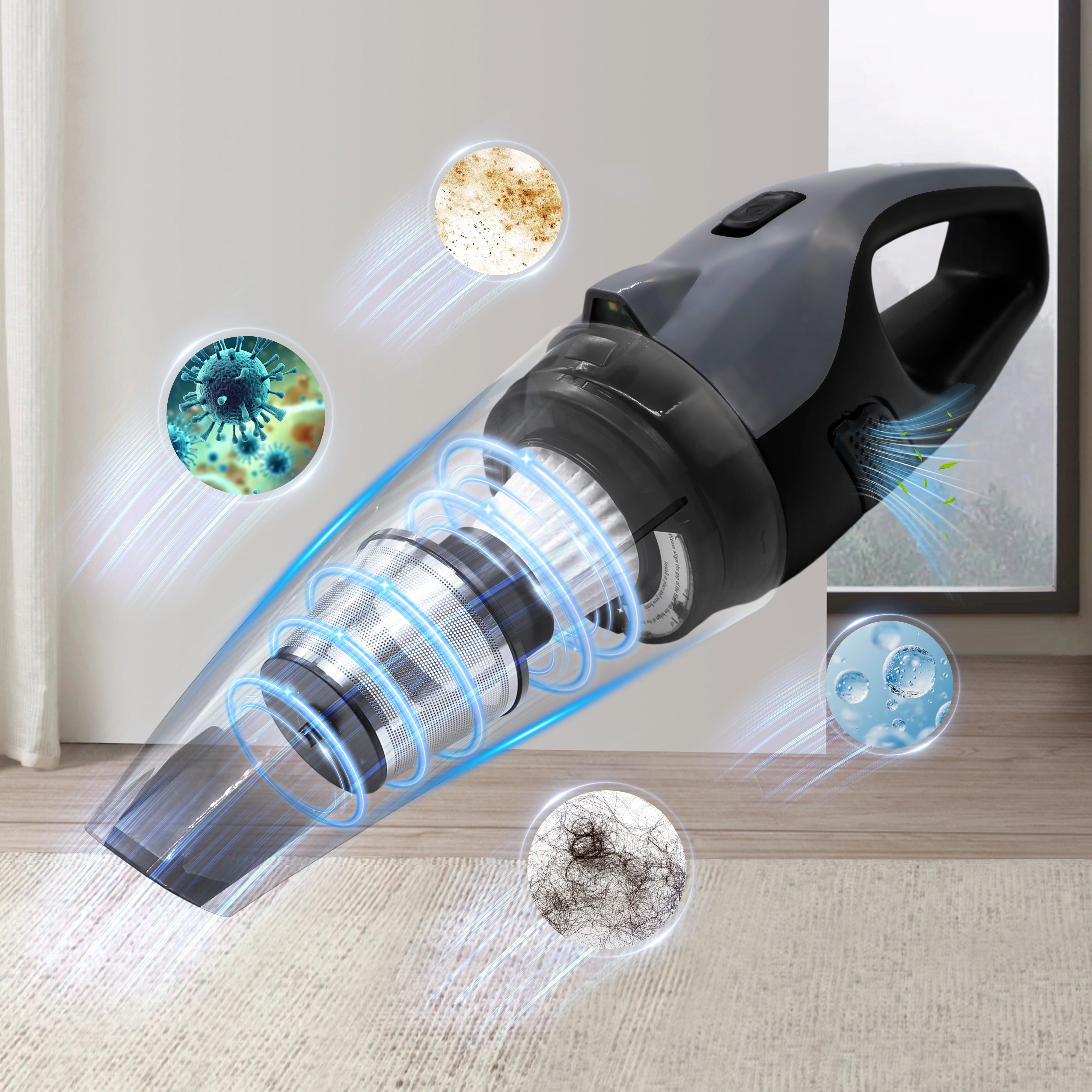 Kruimeldief Supernova - Snoerloze Handstofzuiger