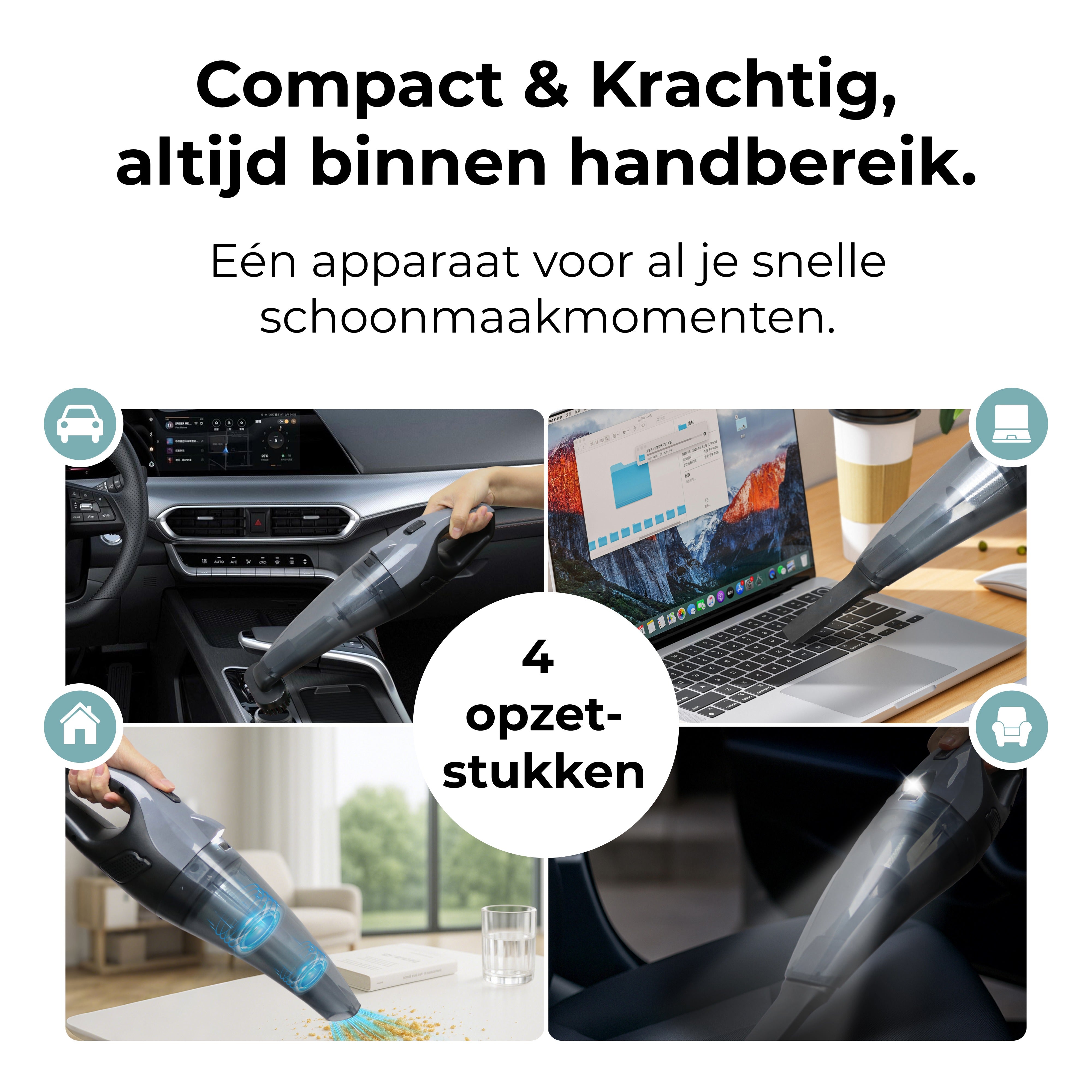 Kruimeldief Supernova - Snoerloze Handstofzuiger