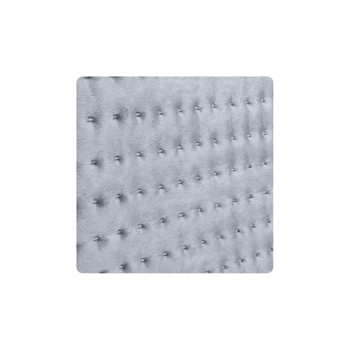 Tissu matelassé gris du coussin chauffant électrique HeatMat en gros plan