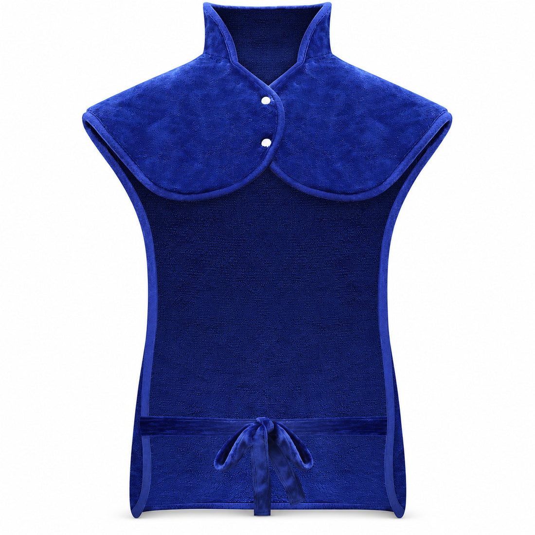 Coussin chauffant WarmWrap XXL bleu foncé pour la nuque, les épaules et le dos, avec liens à nouer